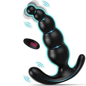 Remote-Control-Beaded-Prostate-MassagersBOMBEX-Edgar-Discreet-Wearable-Anal-Vibrator-with-9-Vibrating-Modes-Dual-Pleasure-Point-Stimulation-Anal-Sex-Toys-for-MenWomen-0